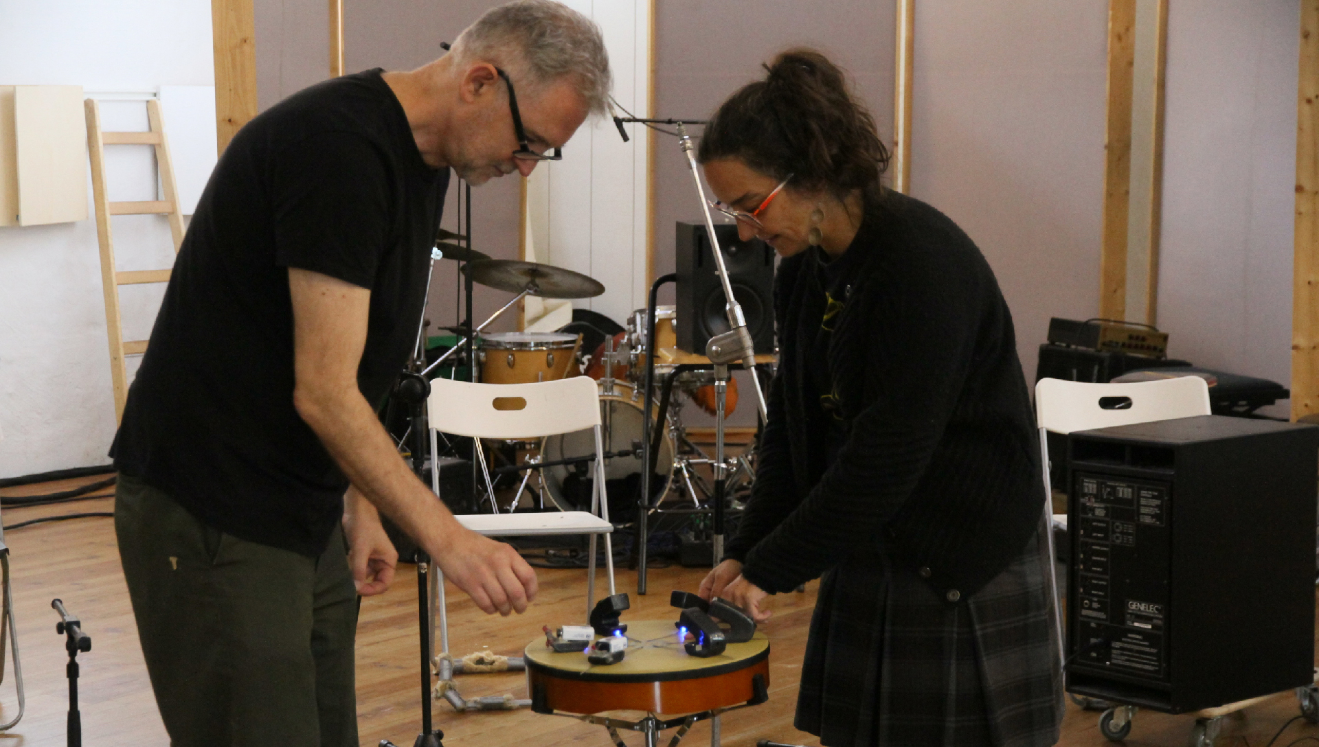 2019-07-08 Ame Zek's 'Unfinished sense of time' im Studio Börne45